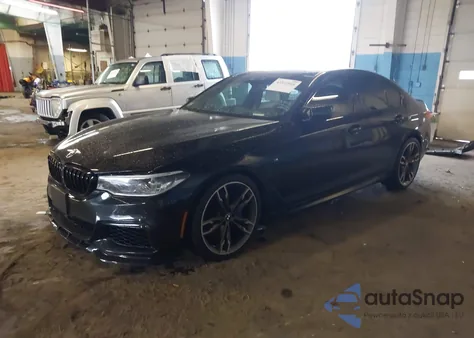2018 BMW M550I xDrive из США, поврежденный, VIN WBAJB9C56JG464183